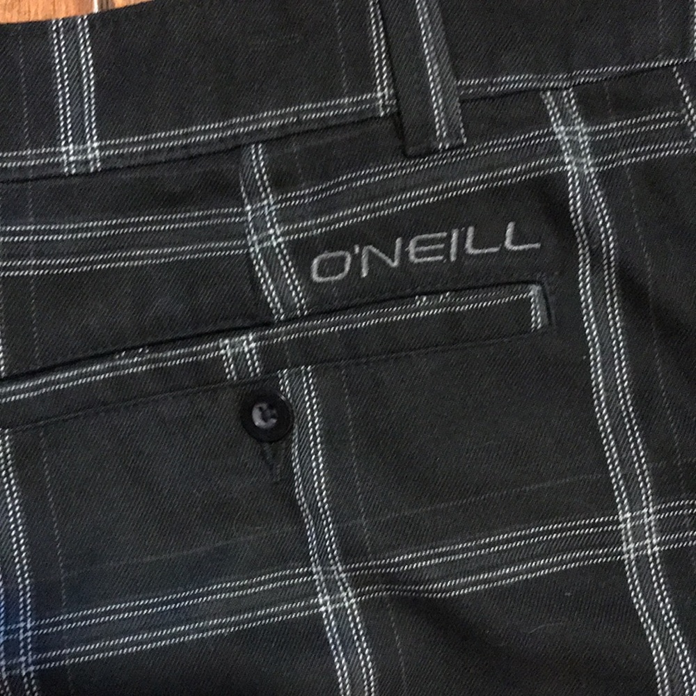 Men’s Size 38 O’Neill Black Flat Front Shorts - Picture 5 of 6